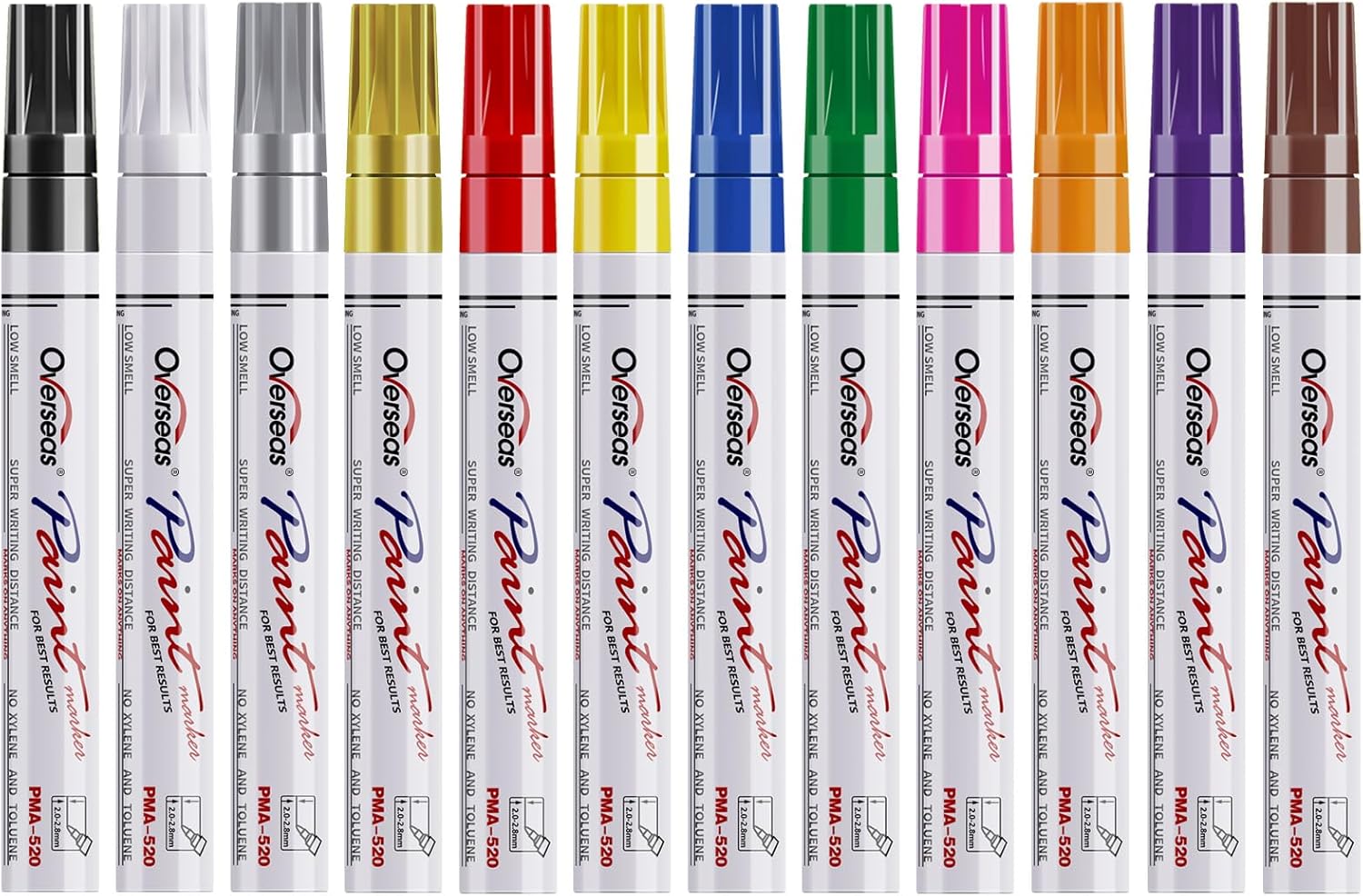 Overseas Oil-Based Metallic Paint Markers - Hình 9