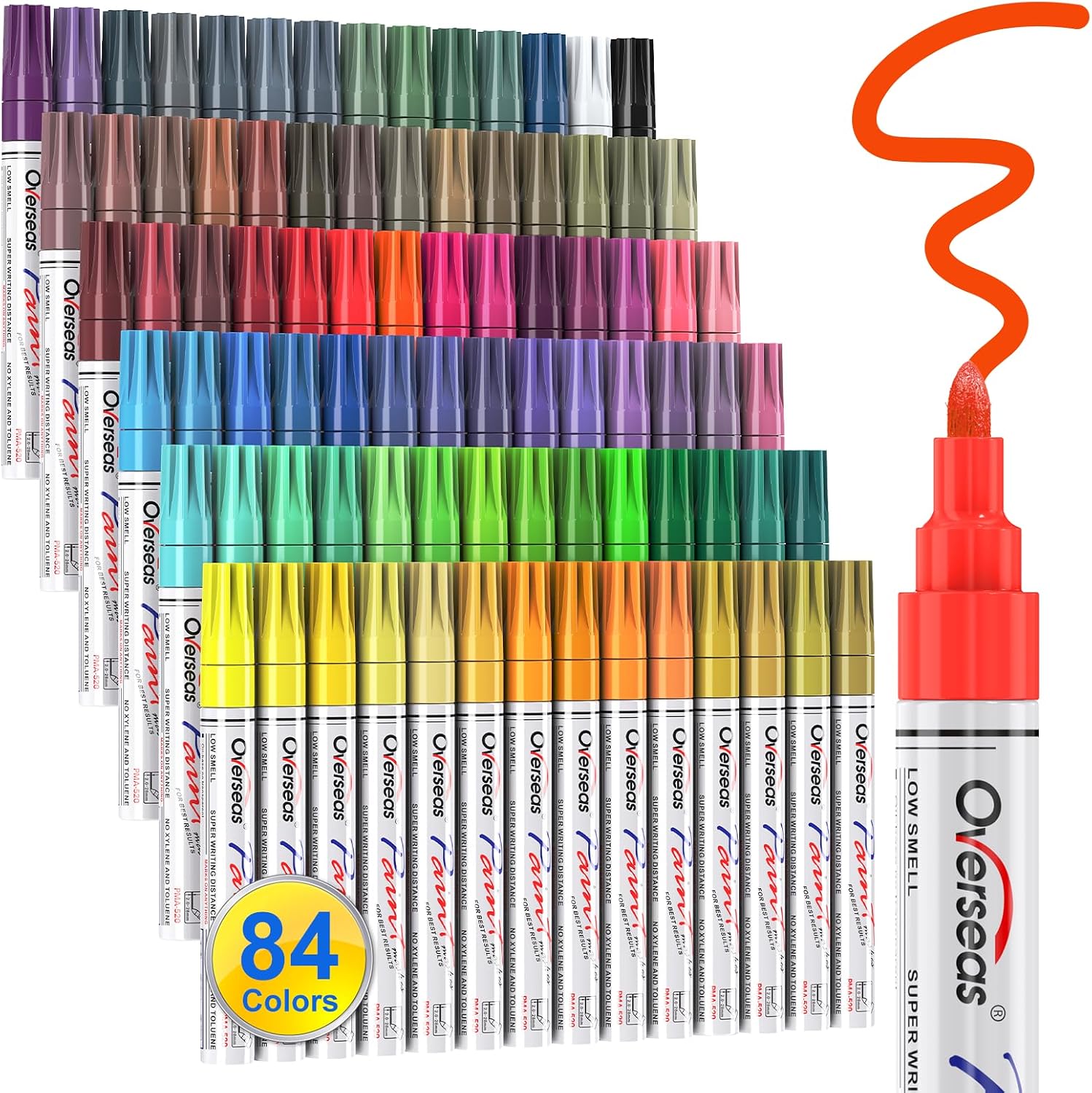 Overseas Oil-Based Metallic Paint Markers - Hình 10
