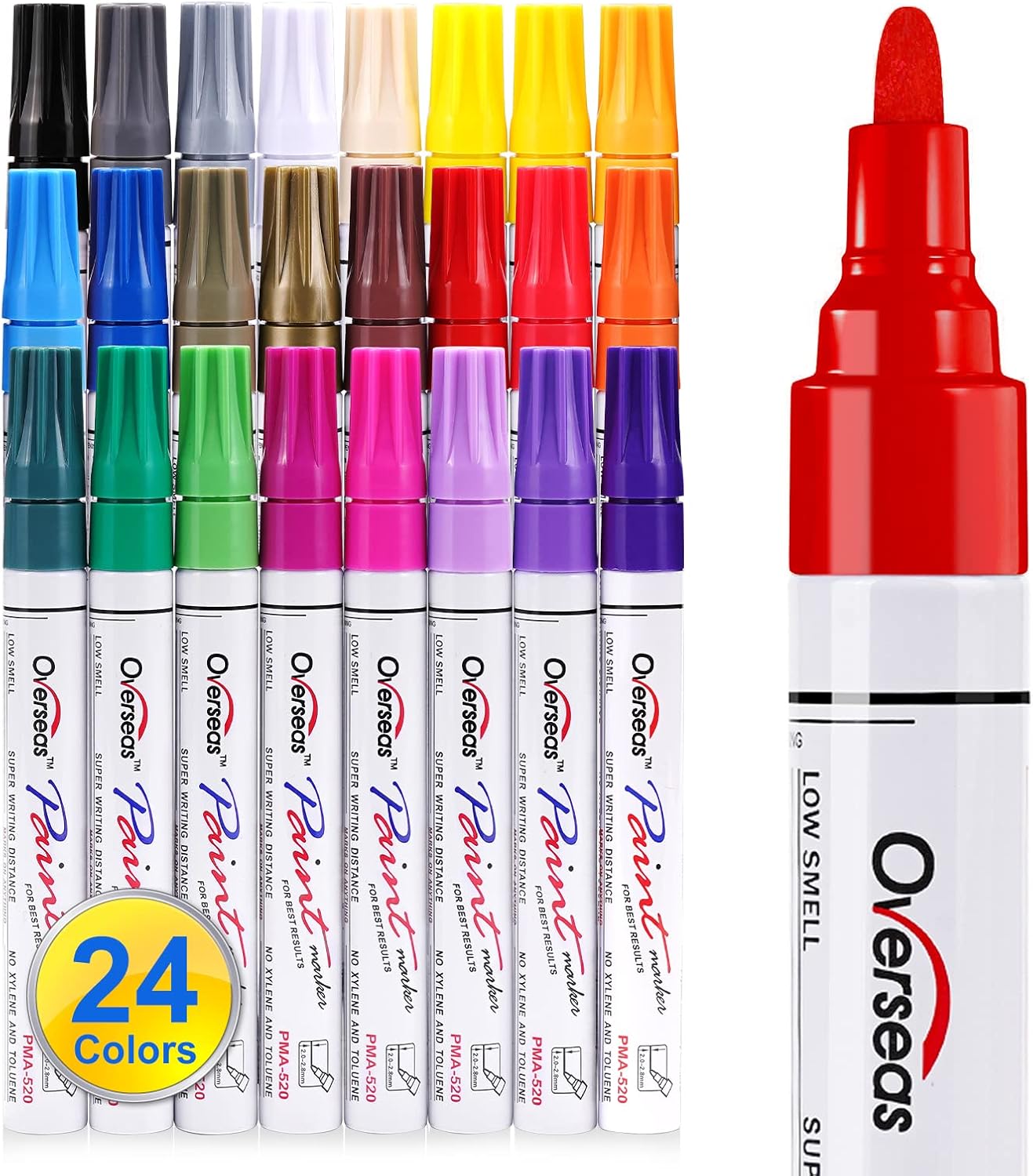 Overseas Oil-Based Metallic Paint Markers - Hình 8